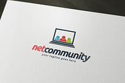 Net Community Logo Template, a Branding & Logo Template by PixaSquare (Thumbnail 1 of 5)