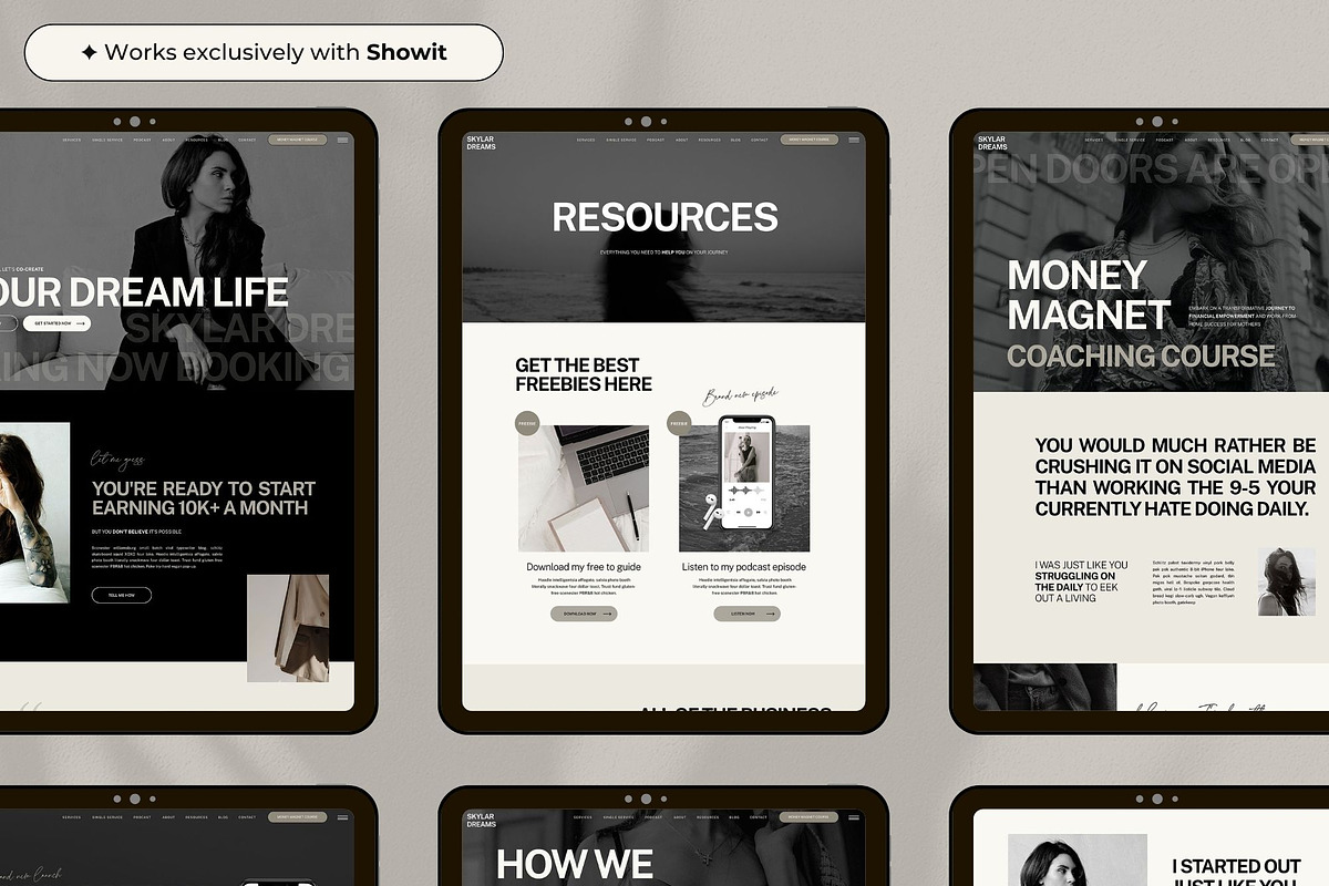 Showit website template for coach, a Websites & App Template by Superhero Design Co. (Photo 6 of 7)