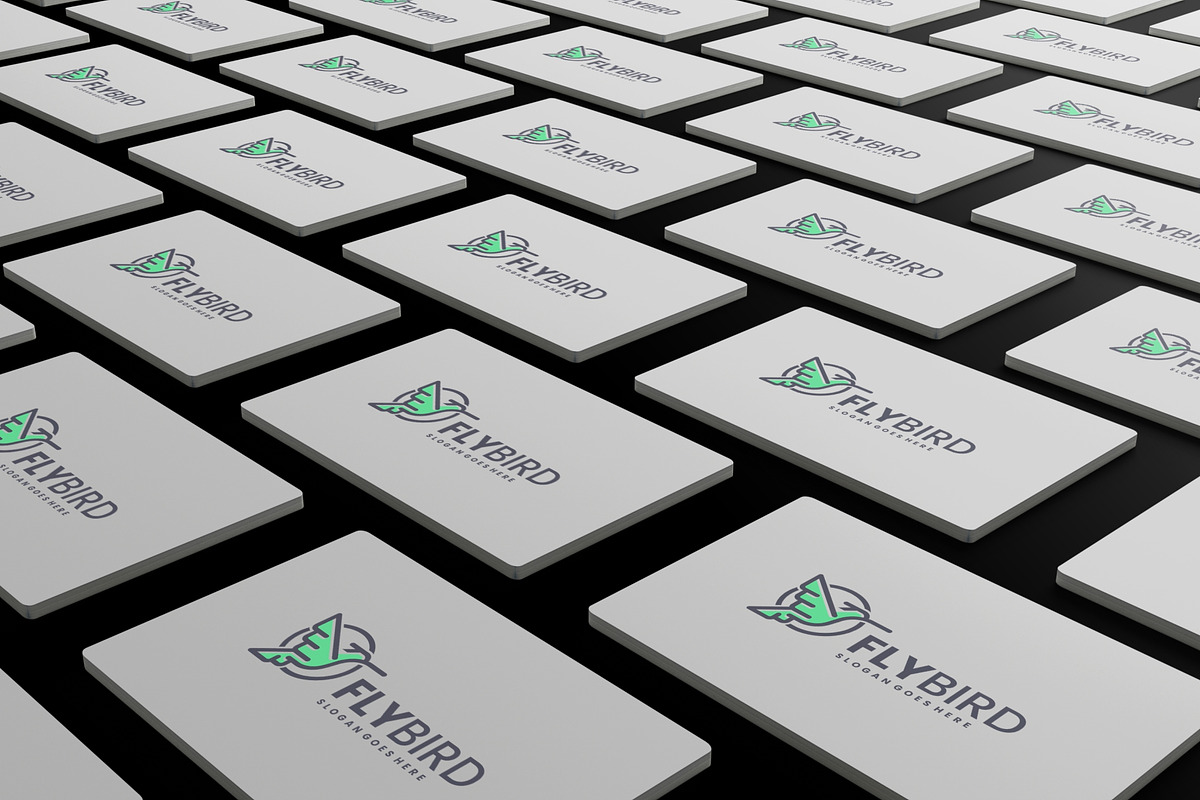 Modern Line Art Fly Bird Logo Design, a Branding & Logo Template by Artnivora.Std (Photo 4 of 4)