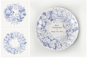 Christmas Wreaths & Decor Vector set, an Object Graphic by ON_lineart_store (Thumbnail 5 of 10)