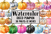 Disco Pumpkin, an Illustration by Design Market (Thumbnail 1 of 3)