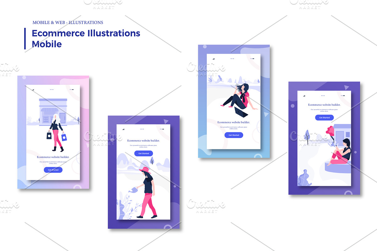 Error & Ecommerce Illustration, an Illustration by marwa_elgendy (Photo 2 of 6)