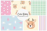 50 + Cute Seamless Patterns Bundle, a Pattern Graphic by Waterystrokes (Thumbnail 7 of 8)