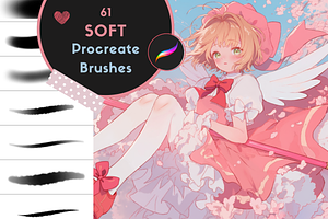 Procreate Soft Dreamy Brushes