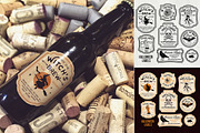 Halloween Bottle Labels, a Food Illustration by Moloko88 (Thumbnail 1 of 2)