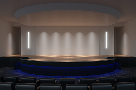 Stage mock up 3d rendering