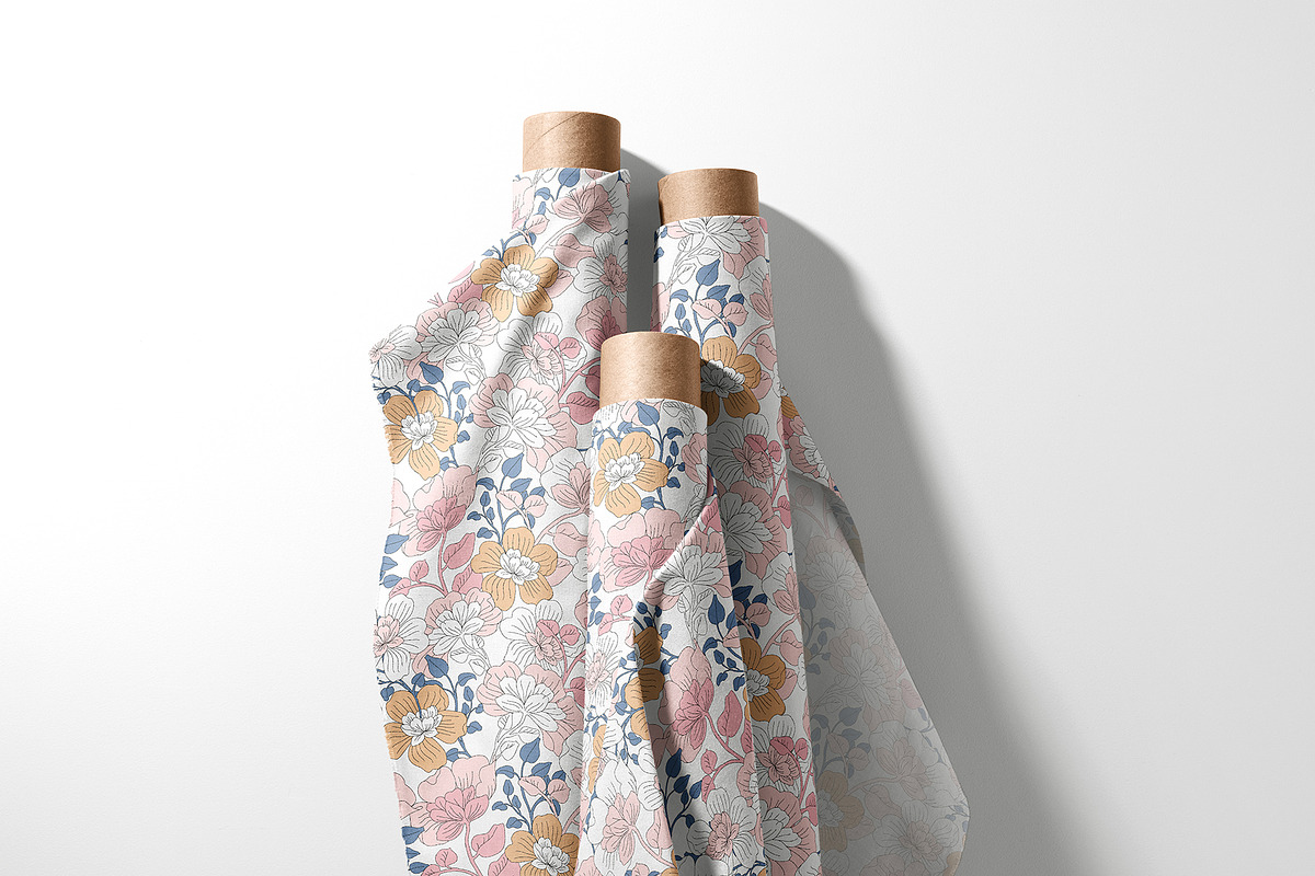 Botanical Summer Floral Pattern, a Pattern Graphic by StudioGlouna (Photo 6 of 9)