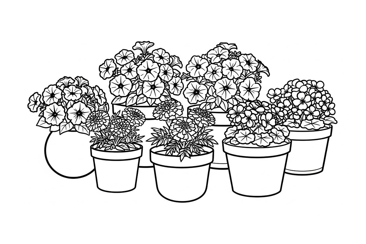 Flower Pot Silhouette Vector Bundle, an Illustration by jahid234 (Photo 35 of 49)