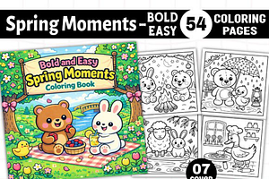 Bold Easy Spring Moments, an Animal Illustration by Ink Gallery