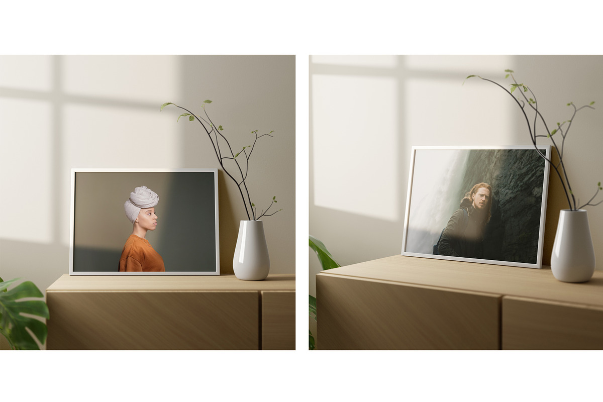 Photo Frame Mockups, a Print Template by simuradi (Photo 3 of 11)