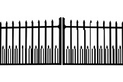 Ornamental Metal Fence Design Vector, an Object Graphic by Designer_Momina (Thumbnail 6 of 13)