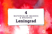 4 Watercolor Washes - Leningrad, a Texture Graphic by Anne Elster Design (Thumbnail 1 of 6)