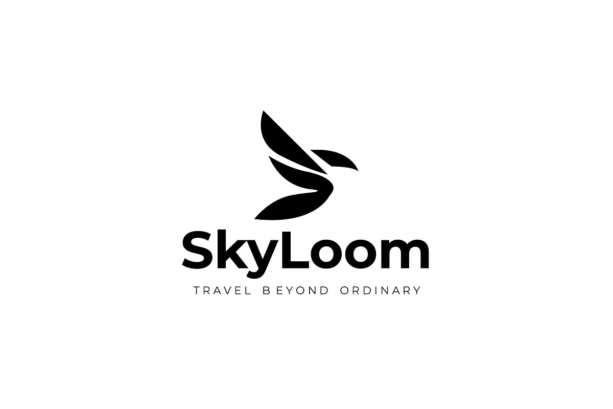 SkyLoom Travel Logo Template, a Branding & Logo Template by SANB (Photo 3 of 3)