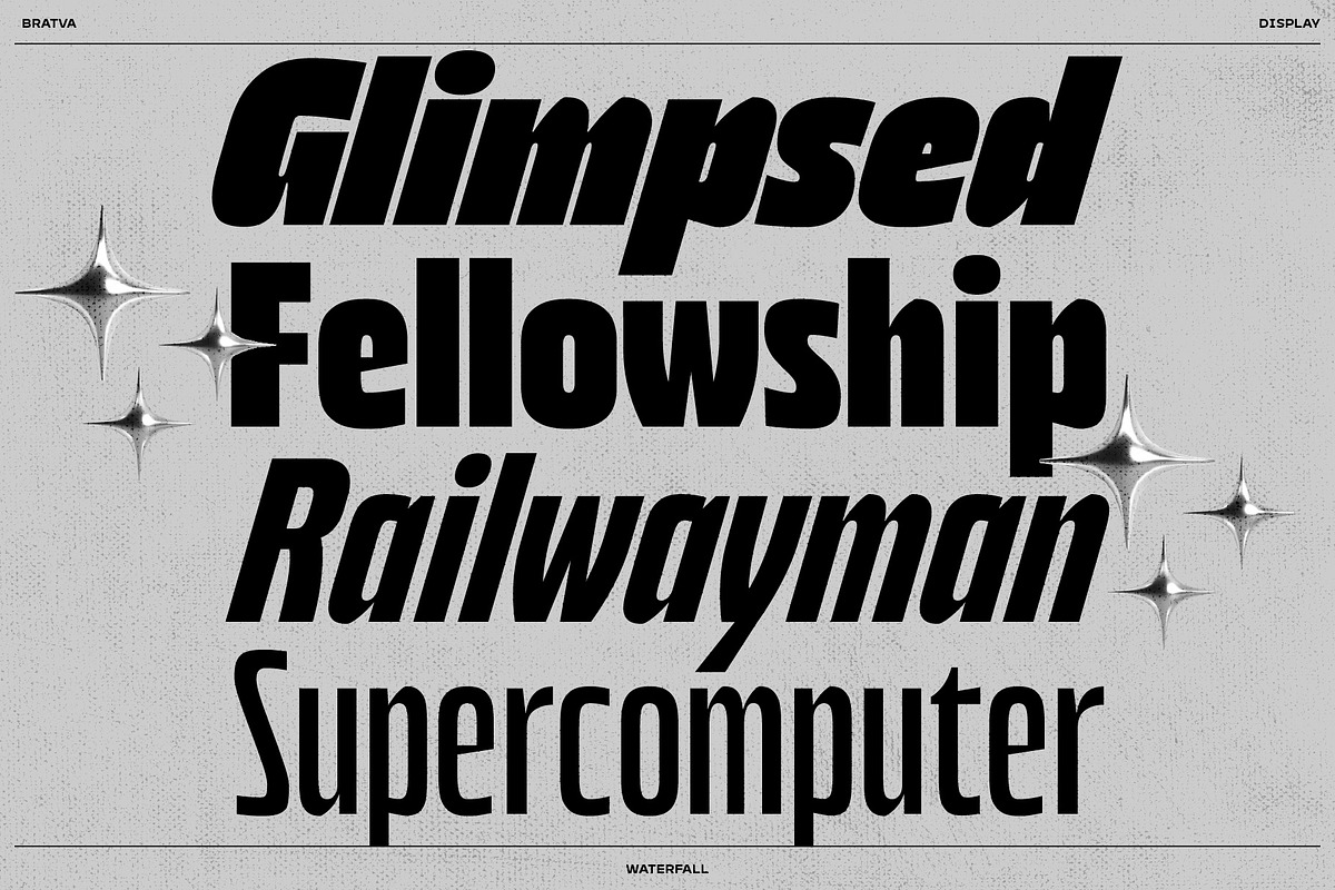 Bratva Variable Fonts, a Sans Serif Font by Adam Fathony (Photo 9 of 16)
