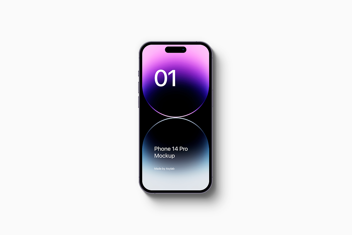 Phone 14 Pro - 21 Mockups Scenes, an iPhone Mockup by Asylab (Photo 7 of 35)