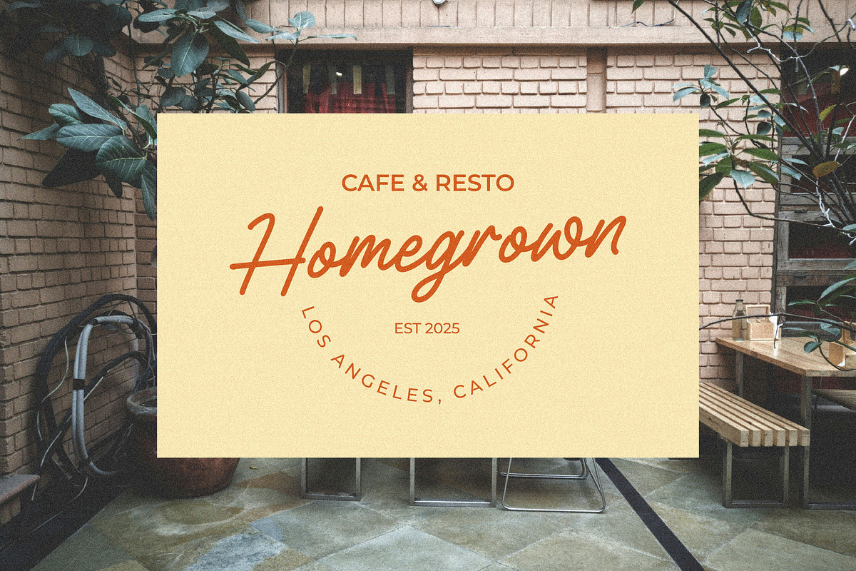Rondly Vintage - Monoline Script, a Script Font by Graha Type (Photo 7 of 12)