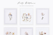 Pretty Wildflowers I Pressed Flowers, a Background Graphic by by creative paper (Thumbnail 11 of 14)