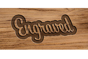 Engraved Script Text Effect, a Layer Style Add-On by studiogstock (Thumbnail 3 of 3)
