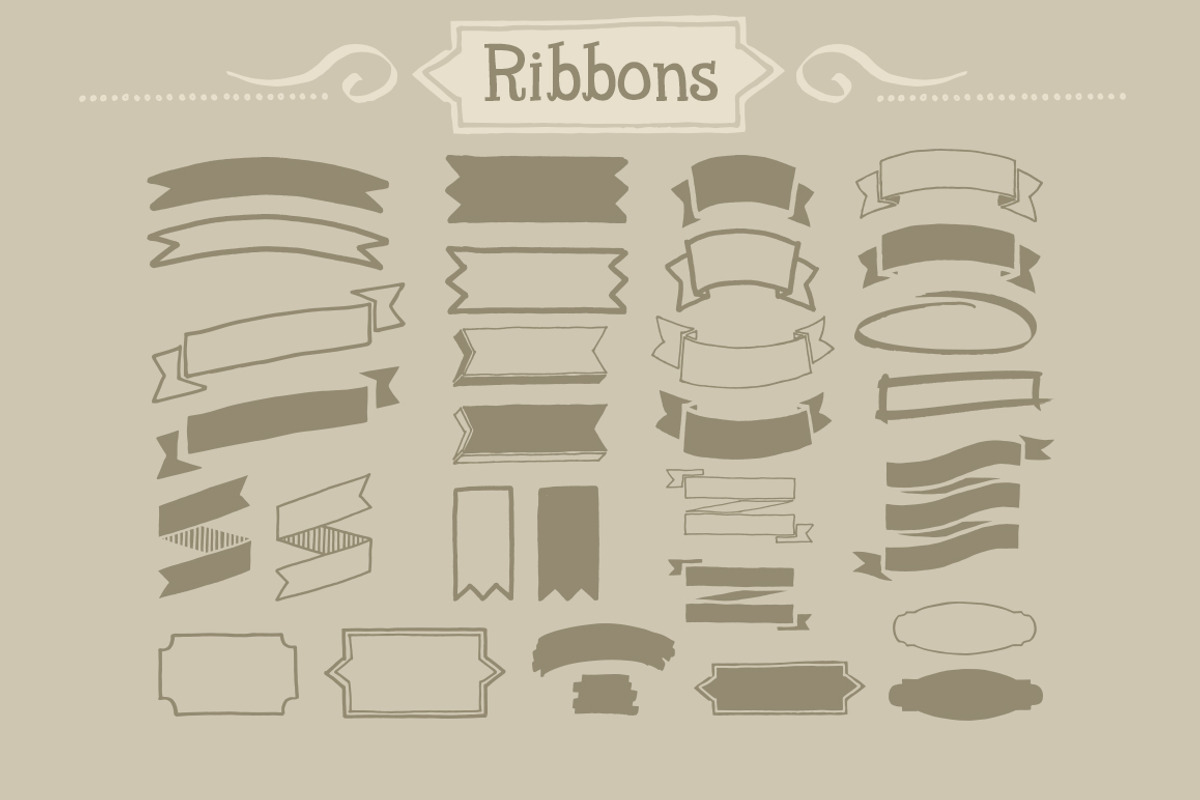 120 Handwritten Decorative Shapes 02 preview 2