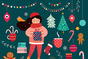 BEST CHRISTMAS BUNDLE 16 PRODUCTS, an Animal Illustration by MoleskoStudio (Thumbnail 28 of 56)