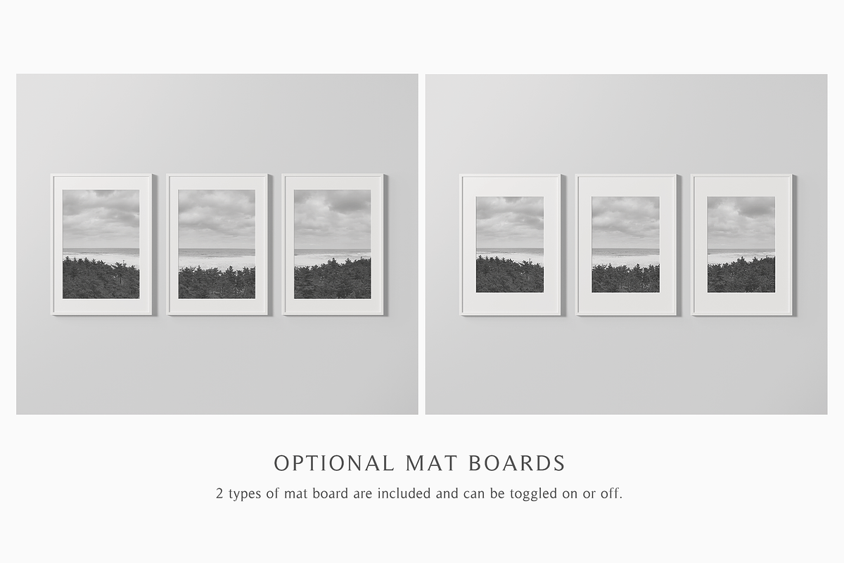 5x7 Portrait, 3 Frame Mockup, a Household Mockup by Lelu Art Design (Photo 11 of 11)