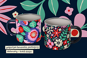 Midnight Garden Graphic Collection, a Pattern Graphic by rouxsupplyco (Thumbnail 6 of 12)