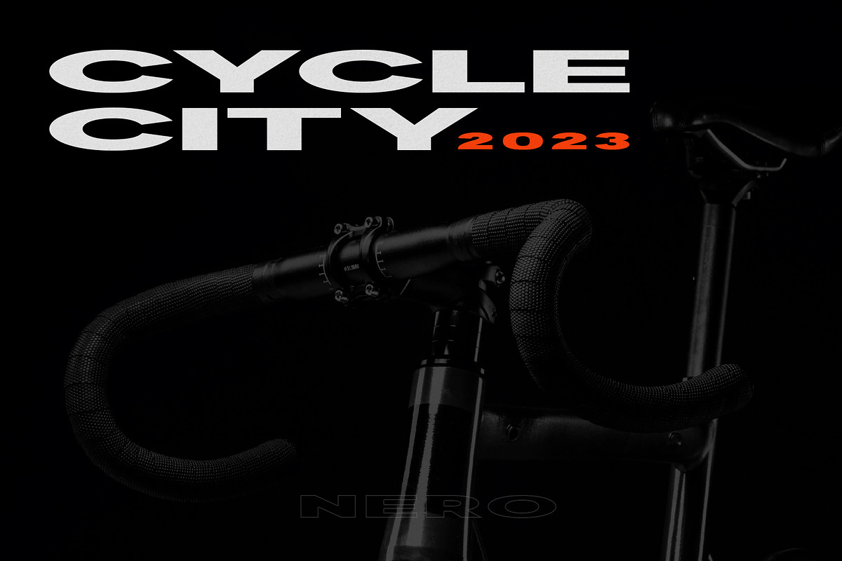 Nero - Ultra Wide Display, a Sans Serif Font by HipFonts (Photo 2 of 7)