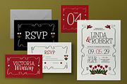White Hand Drawn Wedding Invitation, an Invitation Template by graphicook (Thumbnail 3 of 3)