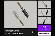 Garden Bulb Planter Mockup, a Household Mockup by hiddemaru (Thumbnail 1 of 4)