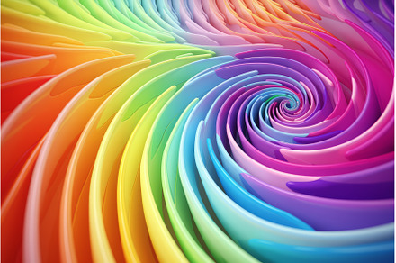 Hypnotic multicolored spiral, an Arts & Entertainment Photo by Ylivdesign