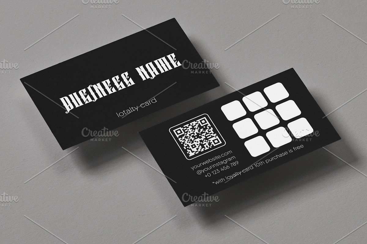 Multipurpose Loyalty Card 02, a Card Template by Tzochko (Photo 2 of 4)