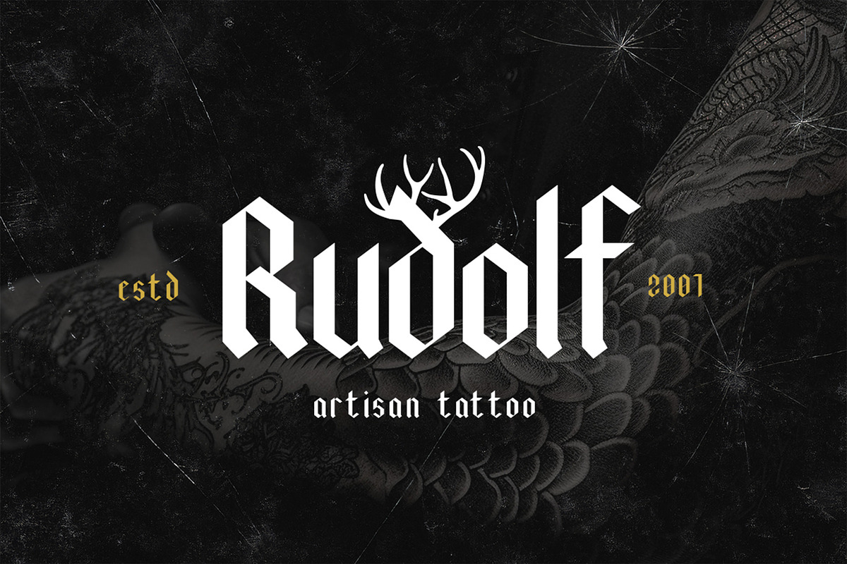 Blackville - Gothic Blackletter Font, a Blackletter Font by Pekotype (Photo 8 of 15)