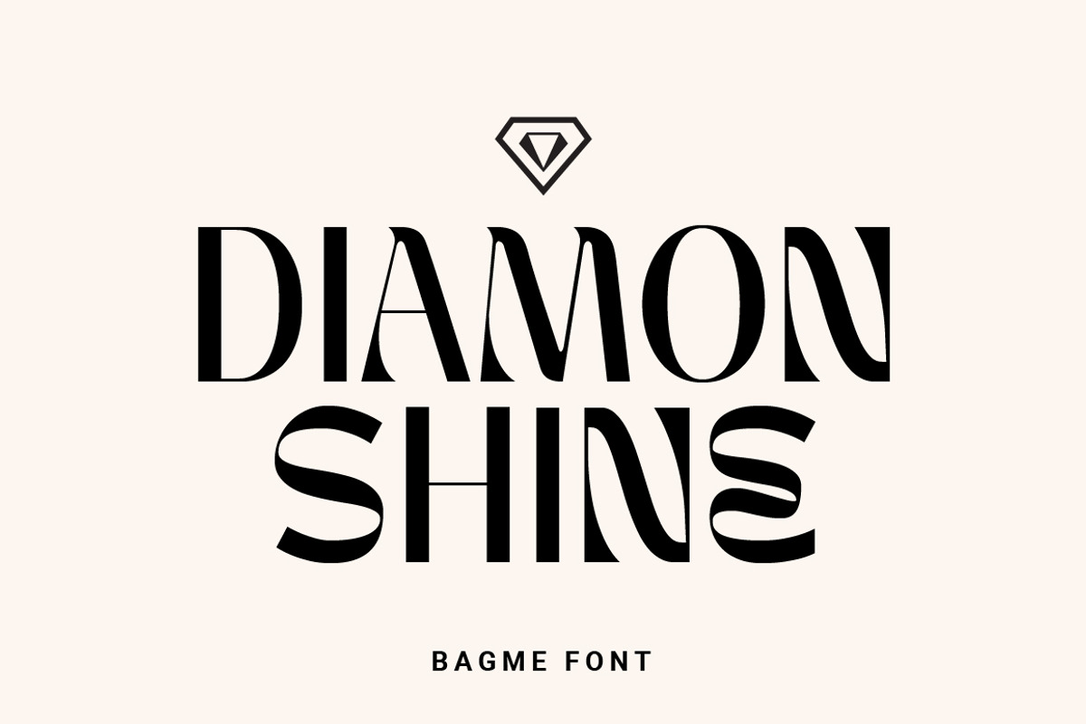 BAGME Stylish Display Font, a Sans Serif Font by Typebae (Photo 5 of 8)