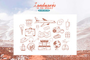 World Landmarks. Vector Clipart Set, an Object Graphic by VerAna (Thumbnail 3 of 9)