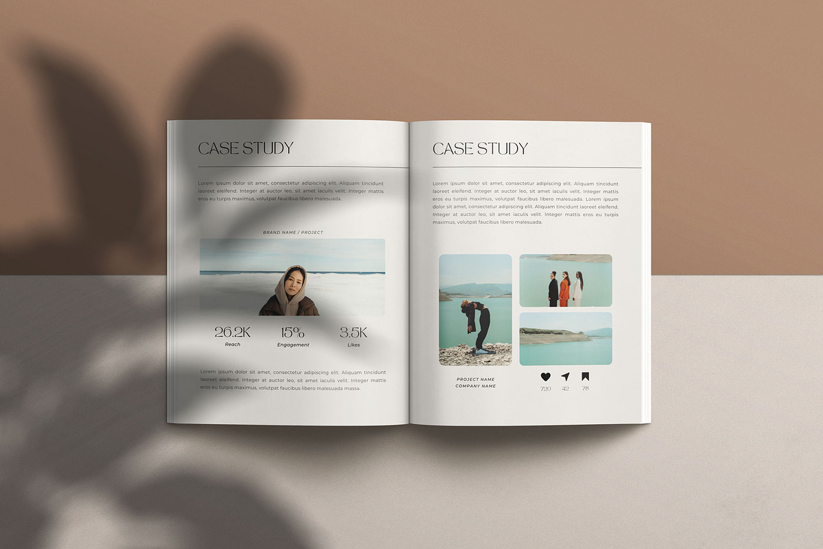 CALM | Media Kit Canva Template, a Magazine Template by Sierra Creative Studio (Photo 10 of 11)