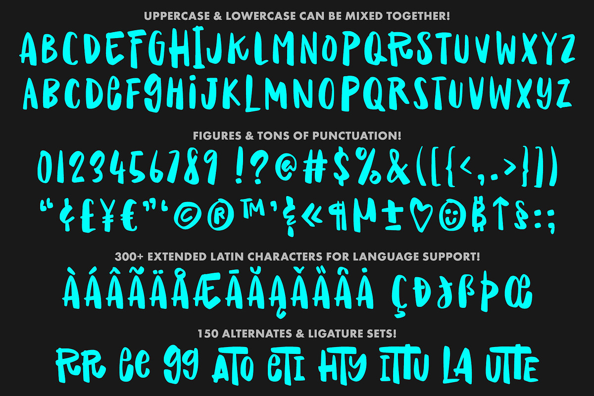 Raisin Rage: a fun & casual font!, a Font by Missy Meyer (Photo 2 of 7)
