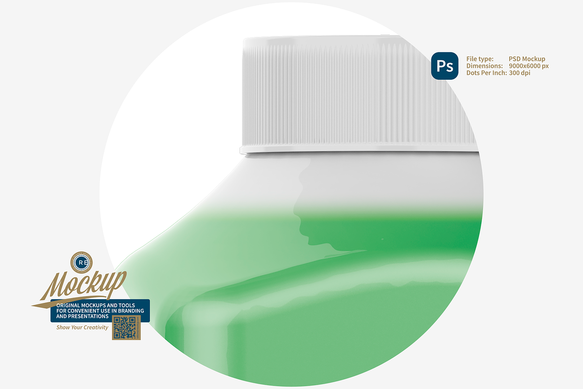 Plastic Bottle Mockup, a Packaging Mockup by Reformer Mockup (Photo 2 of 6)