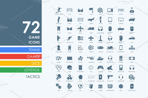 72 Game Icons