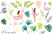 Midday heat. Swimming pool set., a Person Illustration by Anyuka (Thumbnail 4 of 5)