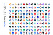 Crypto Currency Logos Bundle, a Branding & Logo Template by karnofff (Thumbnail 3 of 13)