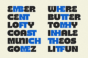 Tunnel - Bold Display Font, a Sans Serif Font by Pixesia Studio (Thumbnail 14 of 15)