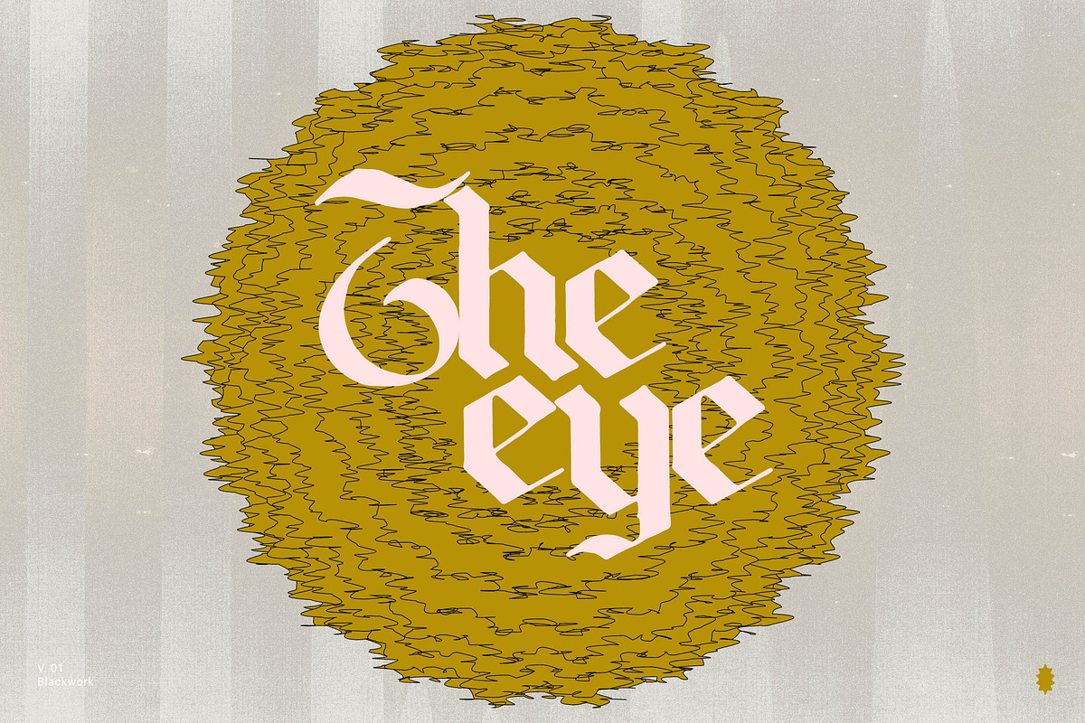 Blackwork Font, a Blackletter Font by Nomad Visuals (Photo 11 of 11)