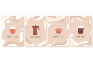 Coffee Cards. Americano Espresso