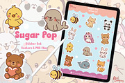 Cute Sugar Pop Sticker Set, a Graphic by Dori Debreceni draws (Thumbnail 3 of 4)