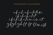 Aussiente Signature - Script, a Script Font by Inspiratype (Thumbnail 7 of 10)