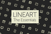 Lineart Icons — The Essentials, an Outline Icon by PixelBazaar (Thumbnail 1 of 3)
