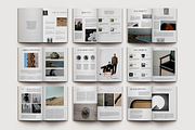 CANVA Minimal Modern Magazine, a Magazine Template by Uyava Space (Thumbnail 3 of 12)