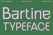 Bartine – Industrial Font, a Sans Serif Font by Craft Supply Co. (Thumbnail 1 of 8)