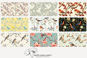 80 assorted bird seamless pattern, a Pattern Graphic by Poppy Lane Studio (Thumbnail 9 of 11)