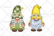 Chamomile truck, gnomes png, a Transportation Illustration by DekoArt (Thumbnail 2 of 5)